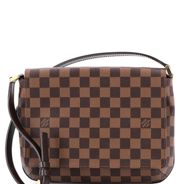 Louis Vuitton Musette Tango Handbag Damier