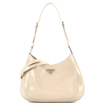 Prada Cleo Shoulder Bag Spazzolato Leather Large