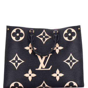Louis Vuitton OnTheGo Tote Bicolor Monogram Empreinte Giant GM