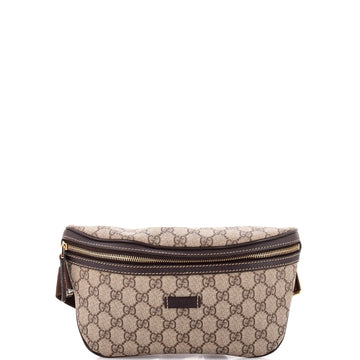 Gucci Belt Bag GG Coated Canvas with Leather Small