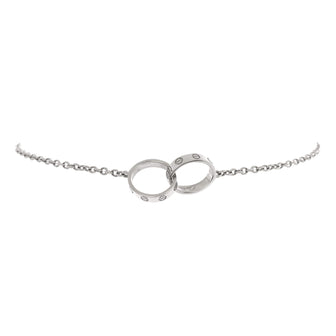 Cartier Love Interlocking Bracelet 18K White Gold