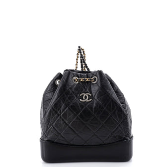 Chanel Gabrielle Backpack Quilted Calfskin Small