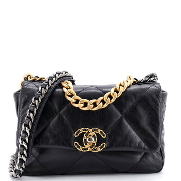 Chanel 19 Flap Bag Quilted Leather Medium