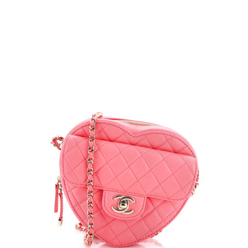 Chanel CC in Love Heart Bag Quilted Lambskin