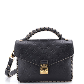 Louis Vuitton Braided Handle Pochette Metis Monogram Empreinte Leather