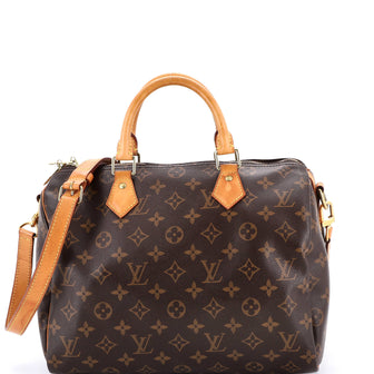 Louis Vuitton Speedy Bandouliere Bag Monogram Canvas 30