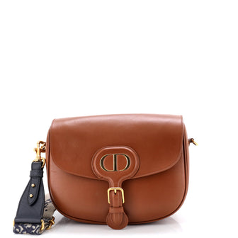 Christian Dior Bobby Flap Bag Leather Large