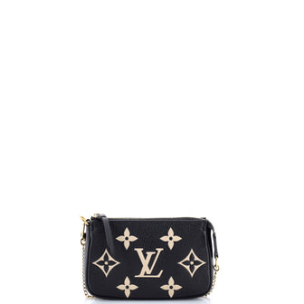 Louis Vuitton Pochette Accessoires Bicolor Monogram Empreinte Giant Mini