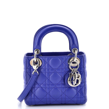 Christian Dior Lady Dior Bag Cannage Quilt Lambskin Mini