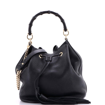 Gucci Miss Bamboo Bucket Bag Leather Medium