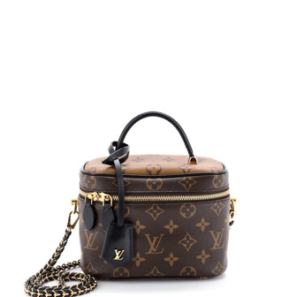 Louis Vuitton Vanity Handbag Reverse Monogram Canvas PM