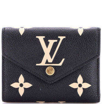 Louis Vuitton Victorine Wallet Bicolor Monogram Empreinte Giant