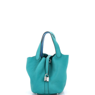 Hermes Eclat Picotin Lock Bag Clemence MM