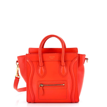 Celine Luggage Bag Smooth Leather Nano