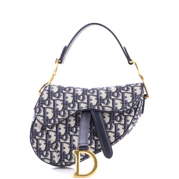 Christian Dior Saddle Handbag Oblique Canvas Mini