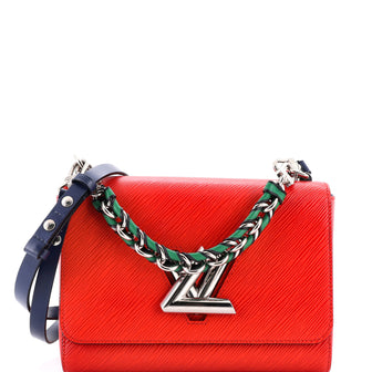 Louis Vuitton Braided Handle Twist Bag Epi Leather MM