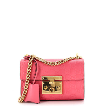 Gucci Padlock Shoulder Bag Guccissima Leather Small