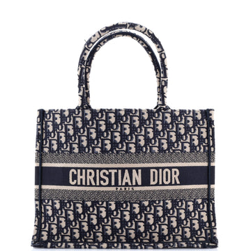 Christian Dior Book Tote Oblique Canvas Medium