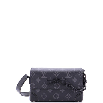 Louis Vuitton Steamer Wearable Wallet Monogram Eclipse Canvas