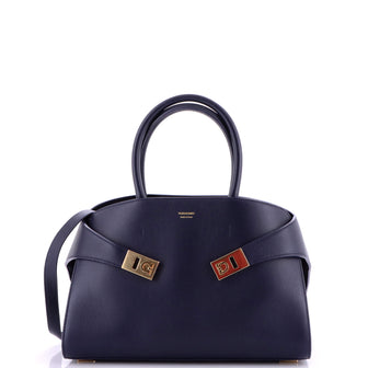 Salvatore Ferragamo Hug Top Handle Bag Leather Small