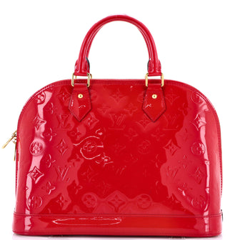 Louis Vuitton Alma Handbag Monogram Vernis PM