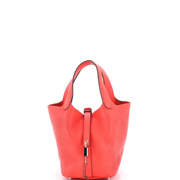 Hermes Picotin Lock Bag Clemence PM