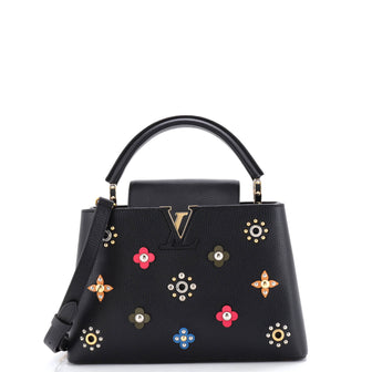 Louis Vuitton Capucines Bag Leather with Embellished Detail PM
