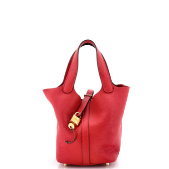 Hermes Picotin Lock Bag Clemence PM