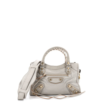 Balenciaga City Classic Metallic Edge Bag Leather Mini