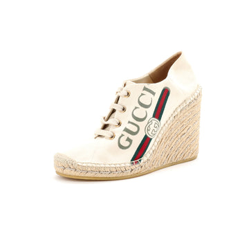 Gucci Women's Espadrille Sneakers Printed Canvas