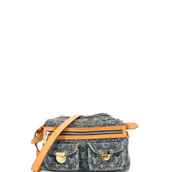 Louis Vuitton Baggy Handbag Denim PM