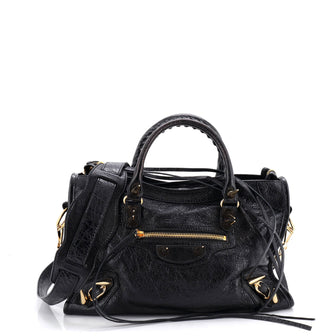 Balenciaga City Classic Studs Bag Spiked Leather Small