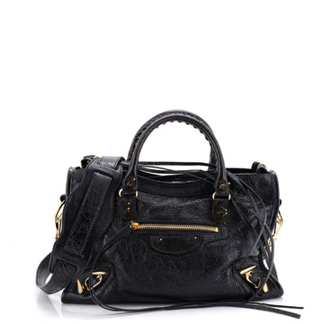 Balenciaga City Classic Studs Bag Spiked Leather Small