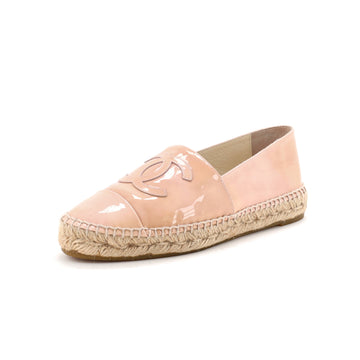 Chanel Women's CC Cap Toe Espadrilles Patent