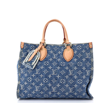 Louis Vuitton OnTheGo Tote Monogram Denim MM