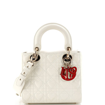 Christian Dior My ABCDior Lady Dior Bag Heart Cannage Quilt Lambskin