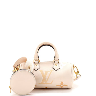 Louis Vuitton Papillon Handbag By The Pool Monogram Empreinte Giant BB