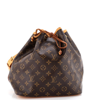 Louis Vuitton Petit Noe Handbag Monogram Canvas
