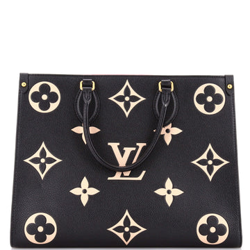 Louis Vuitton OnTheGo Tote Bicolor Monogram Empreinte Giant MM