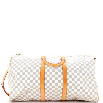 Louis Vuitton Keepall Bandouliere Bag Damier 55