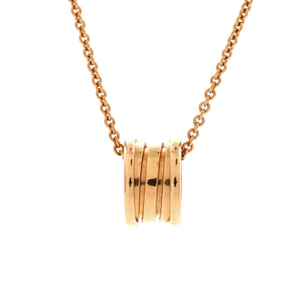 Bvlgari B.Zero1 Pendant Necklace 18K Yellow Gold
