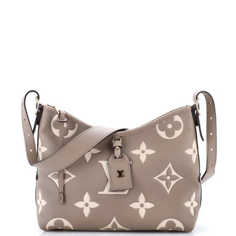 Louis Vuitton CarryAll Hobo Bicolor Monogram Empreinte Giant PM