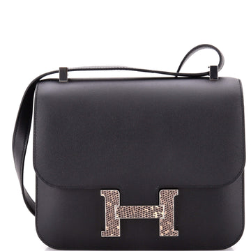 Hermes Constance Marquette Bag Madame with Lizard 24