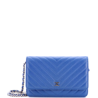 Chanel Wallet on Chain Chevron Caviar