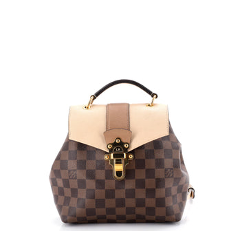 Louis Vuitton Clapton Backpack Damier and Leather
