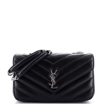 Saint Laurent Loulou NM Shoulder Bag Matelasse Chevron Leather Medium
