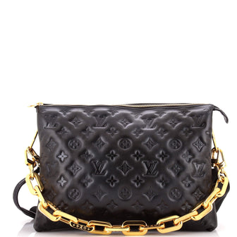 Louis Vuitton Coussin Bag Monogram Embossed Lambskin MM