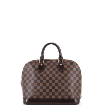 Louis Vuitton Vintage Alma Handbag Damier PM