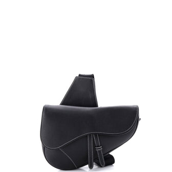 Christian Dior Saddle Crossbody Bag Leather
