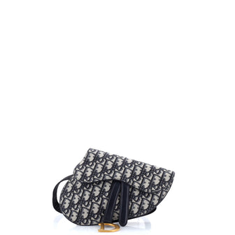 Christian Dior Saddle Belt Bag Oblique Canvas